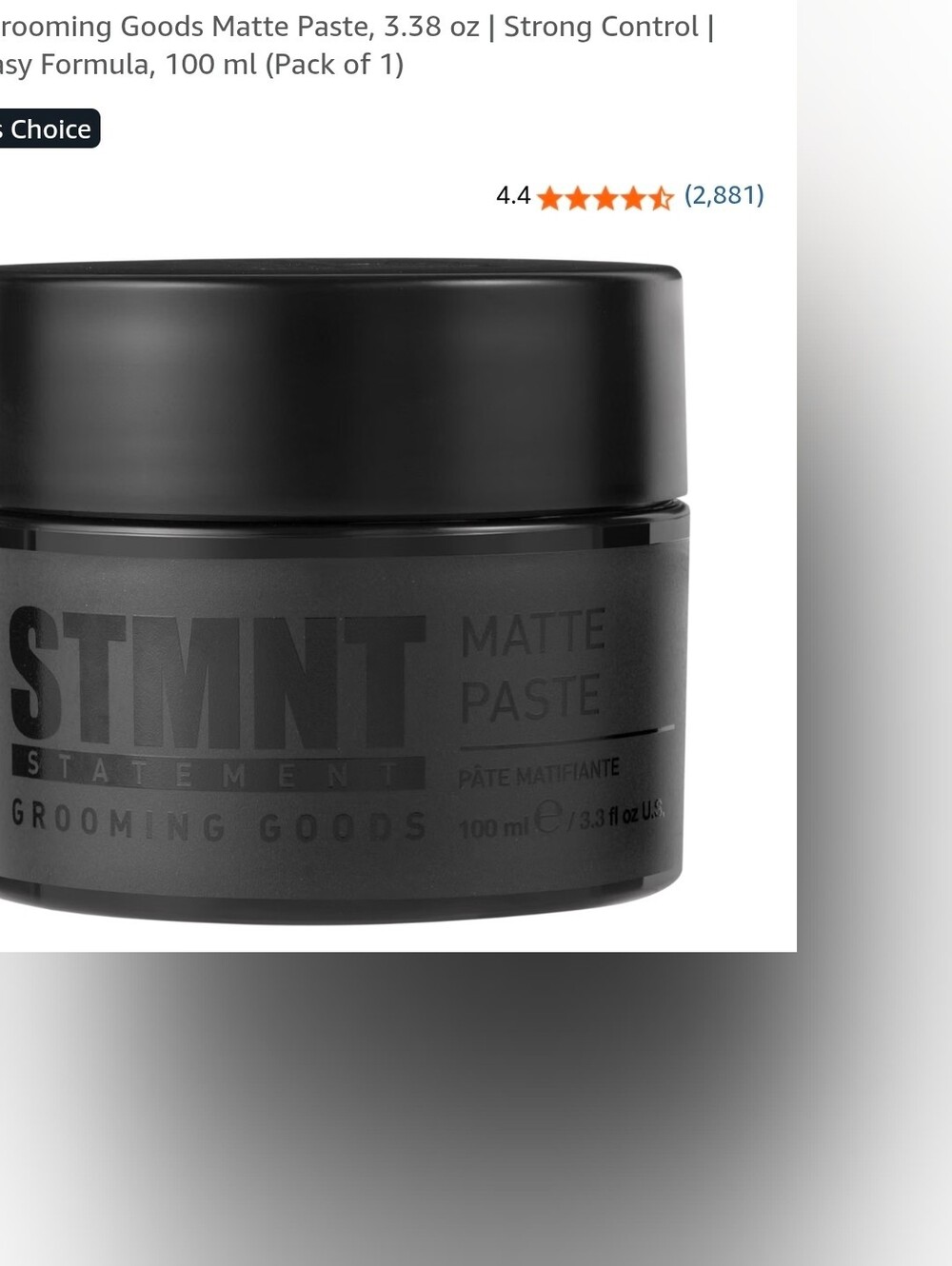 STMNT Matte Paste
